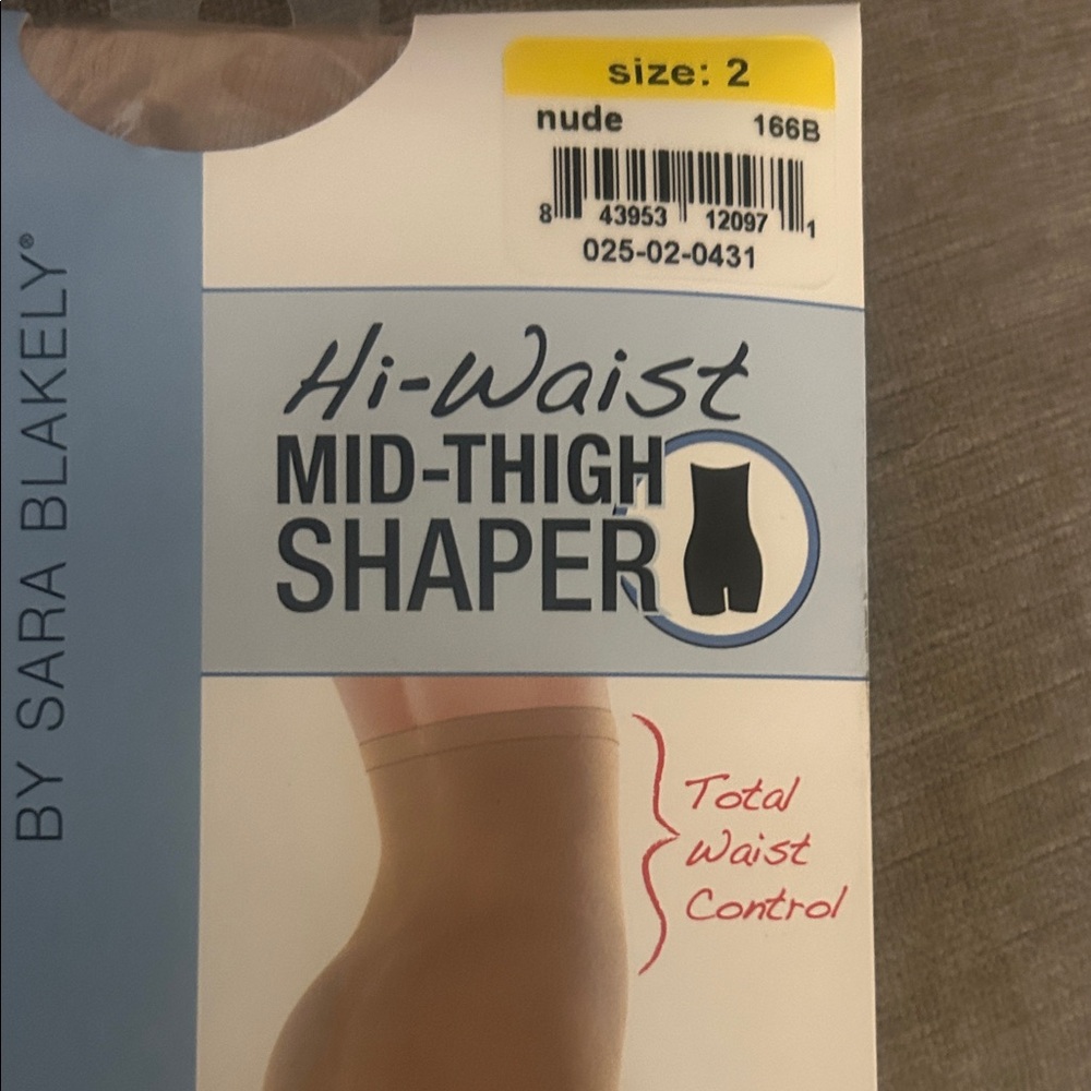 New 2 pair - SPANX Assets Mid-Thigh Shaper in Nude - Picture 2 of 5